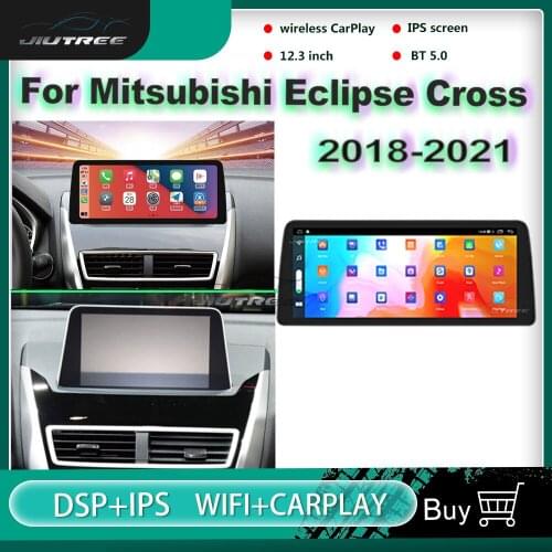 2 Din 12.3 Inch 128G Android Car Radio For Eclipse Cross 2018 2019-2021 Auto Stereo Multimedia Player GPS Navigation Head Unit