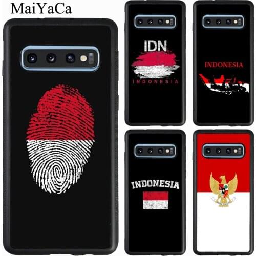 Indonesia Flag Case For Samsung Galaxy A71 A51 A21S A40 A50 A70 A20e A31 M21 S9 S10 S20 Plus Note 20 Ultra