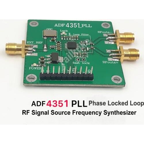 DF4350 ADF4351 PLL Phase Locked Loop RF Signal Source Frequency Synthesizer