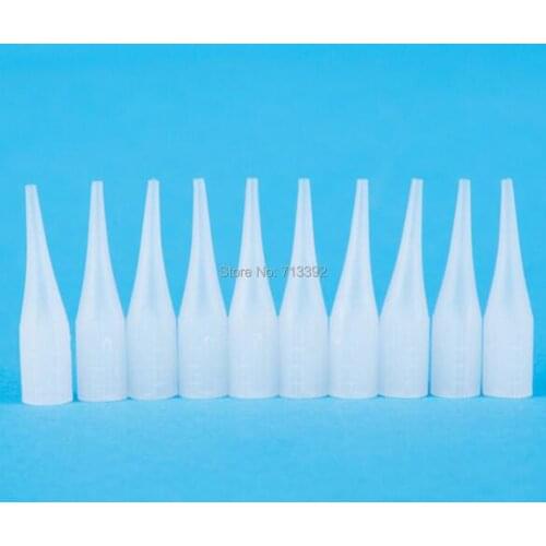 1R*100pcs Long Needle Nipples Caps Plastic Permanent Makeup Needles Tips Caps (3.5MM)