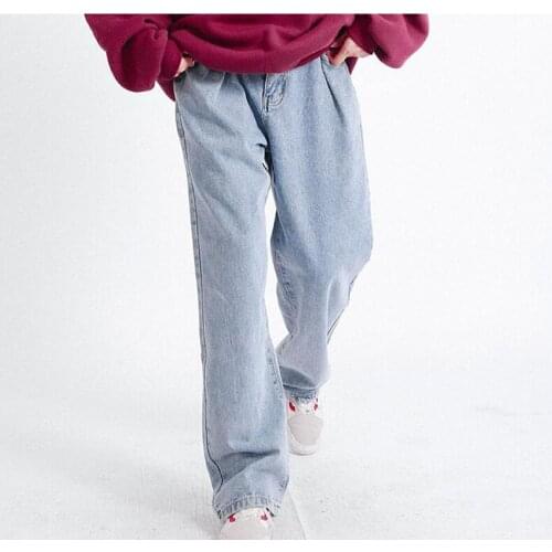 Jeans For Women Wide Leg Pants High Waist Loose Denim Trouser Clothes Spring and Autumn Fashion Streetwear Tide