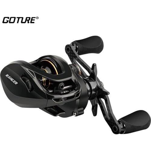 Goture RANGER Light Carbon Baitcasting Fishing Reel 8kg Max Drag 9 Ball Bearings 7.1:1 Gear Ratito High Speed Bait Casing Reel