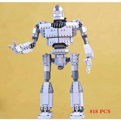 MOC Build Block Maker Anime Classic Cartoon Steel Robot Characters Assembly Model Childrens Toy DIY Build Brick Birthday Gift