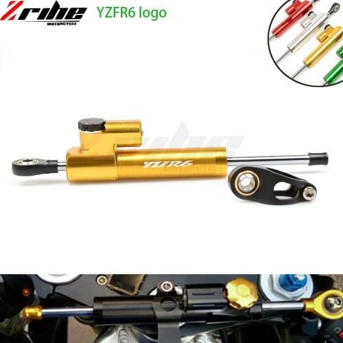 Motorcycle Accessories cnc Universal Damper Steering Stabilizer Linear Reversed Safety Control Over for yamaha yzf r6 yzfr6