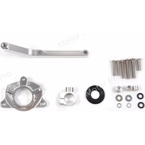 Motorcycle Steering Damper Mount Stabilizer Bracket For KAWASAKI Z1000 2014 2015 2016 CNC Aluminum Z 1000 14 15 16 SILVER