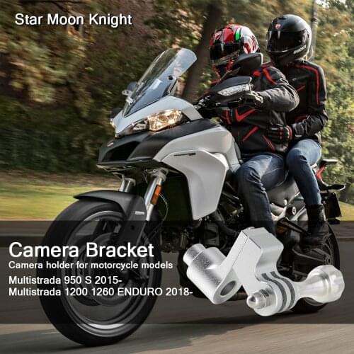 Motorcycle Driving Recorder BikeGP Recorder Holder For GoPro Camera Bracket CamRack For DUCATI Multistrada 950 S 1200 1260