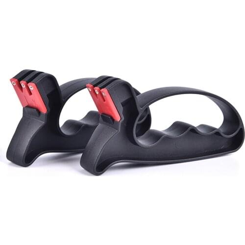 The Latest 2 In 1 Hand-held Sharpener Knife Scissors Blade Sharpener Kitchen Cooking Tools