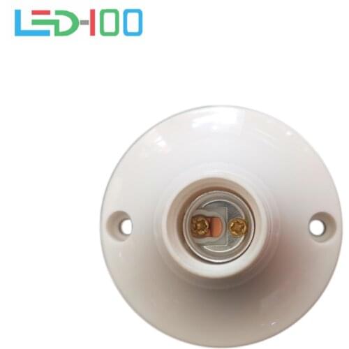 NEW White Plastic E14 Lamp Holder High Quality Test Holder E14 Base Socket Accessories for Halogen CFL LED Home Lighting