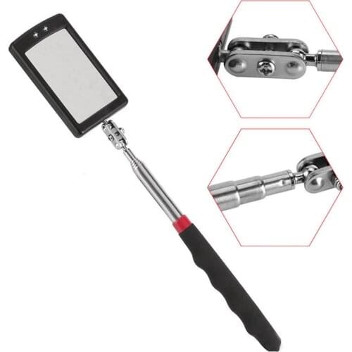 Adjustable Car Angle View Pen Automotive Telescopic Detection Lens Telescoping Inspection Mirror Extending Flexible