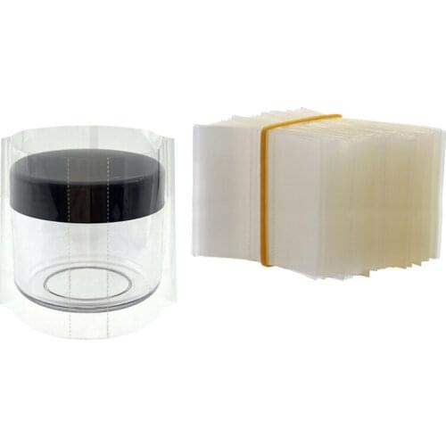 1000Pcs Shrink Wrap Tube for 3g 5g 10g 15g 20g Lip Blam Container Plastic Cosmetic Container