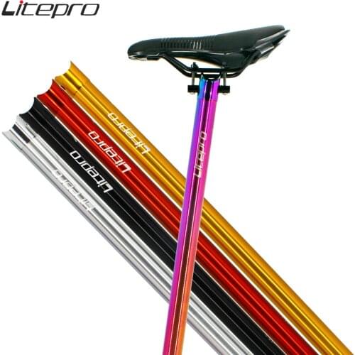 Litepro Folding Bike Seatpost 31.8*580mm Foldable Bicycle Seatpost Aluminum Alloy Seat Bicycle Accessories