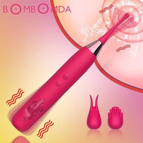 G-spot Clitoris Vibrator Powerful Clitoral Vagina Nipple Stimulator for Quick Orgasm Adult Sex Toys for Women Masturbation Toys