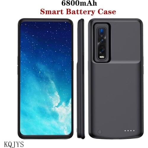 6800mAh External Power Bank Battery Charger Cases For Find X2 Pro Battery Charging Power Case For OPPO Find X2 Battery Case
