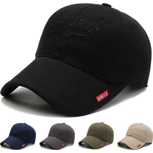 Four Seasons Baseball Cap For Men Casual Style Cotton Embroidery Running Outdoor Male Cool Hats Visor Shading BQ0259