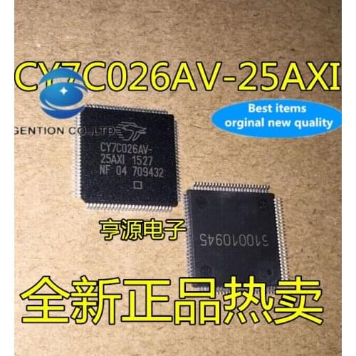 2PCS CY7C026AV CY7C026AV-25 axi static random access memory in stock 100% new and original
