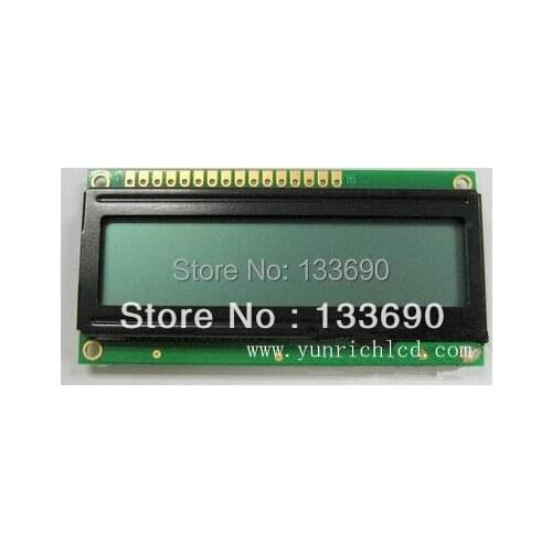 5pcs/lot 16X2 character LCD display module LCM backlight, Gray White