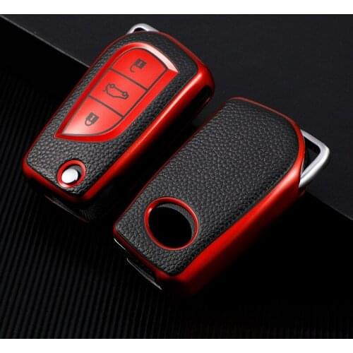 TPU Car Case Protective Shield For Toyota Auris Corolla Avensis Verse Yaris Aygo Scion Tc Im Camry Rav4 Key Cover Auto Parts