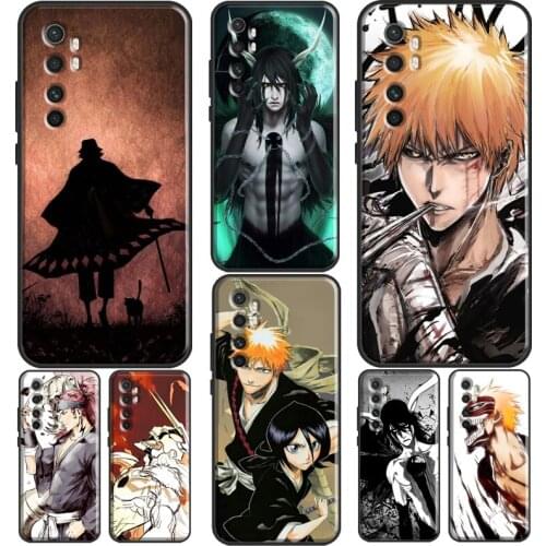 Bleach Anime Kurosaki Ichigo For POCO X3 Pro M3 F2 F3 Case For Xiaomi Mi 11 Ultra 9T 10T Pro A3 Mi Note 10 Lite Cover