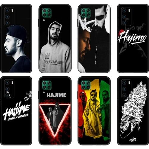 Black tpu Case For Huawei P30 Lite P30 Pro P40 Case For Huawei P40 LITE E P Smart 2020 Case Cover Miyagi & Endshpiel rapper