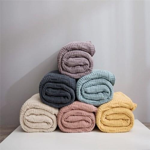 Efundeal Fleece Blankets On The Sofa
