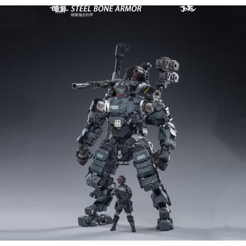 JOYTOY JT0128 1/25th Scale Steel Bone Armour (Police Gray Version)