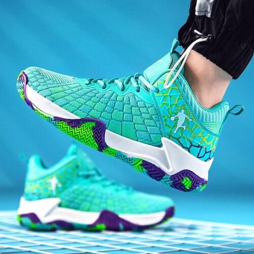 Men Basketball Shoes Outdoor Sports Shoes Non-Slip Wearable Breathable Sneakers Gym Training Athletic Shoes Zapatillas Hombre