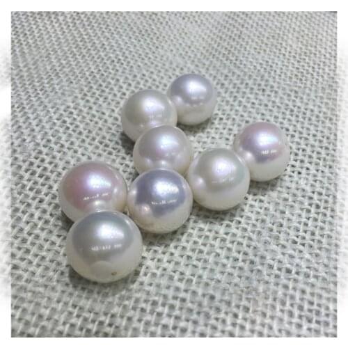 MADALENA SARARA AAA 12mm Freshwater White Pearl Round Shape For DIY Jewelry Making Loose Pearl