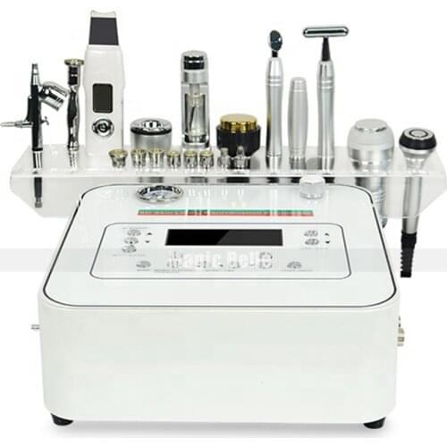 Multifunctional Diamond Dermabrasion Therapy Microcurrent Face Lifting Facial RF Mesotherapy Electroporation Beauty Machine