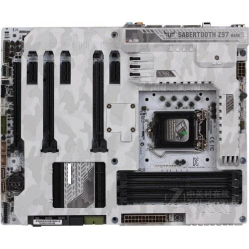 Asus SABERTOOTH Z97 MARK S Desktop Motherboard Socket LGA 1150 i7 i5 i3 DDR3 SATA3 USB3.0 USED mainboard