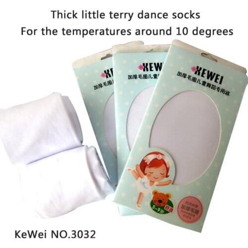 New fall and winter thick warm girls ballet dance pantyhose white color black color children Tights Stockings high quality 2size