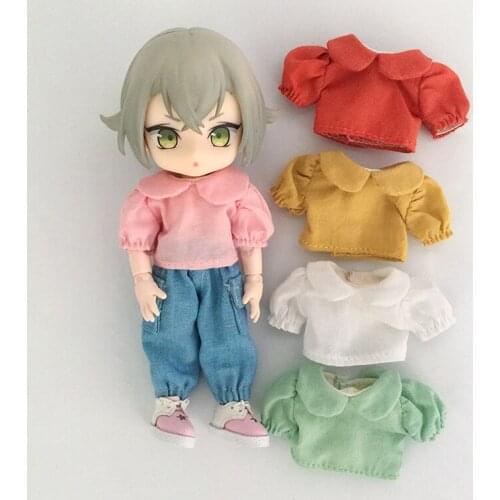 Obitsu 11 Ob11 Size Costume, Obitsu 11 Clothes Puff Short Sleeve Suit For Obitsu Molly Dolls, Gsc, 1/8 1/12bjd Doll Clothes