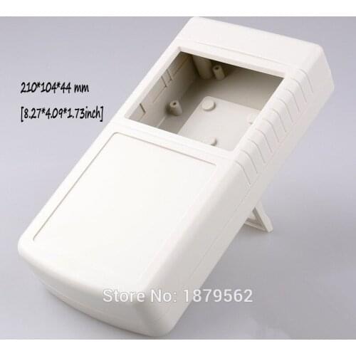 One pcs 210*104*44mm handheld plastic boxes for electronics project ABS junction box housing DIY instrument control switch case