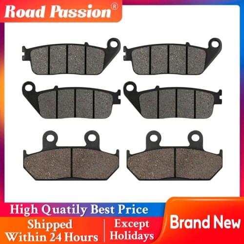 Road Passion Motorcycle Front and Rear Brake Pads For SUZUKI AN650 AN 650 Burgman 2003-2017