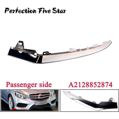 Front Bumper Chrome Trim Molding Right Side For Mercedes-Benz W212 E-Class E350 2014 2128852874 212 885 28 74