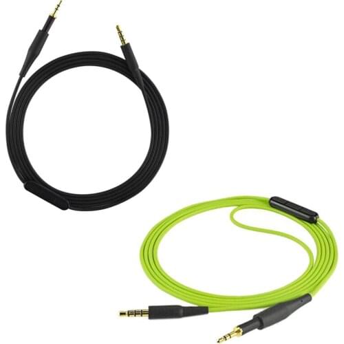 Replacement Cable Audio Cord with Mic Volume Control for AKG K430 K450 K451 K452 Q460 K480 JBL J55 J88 Headphones