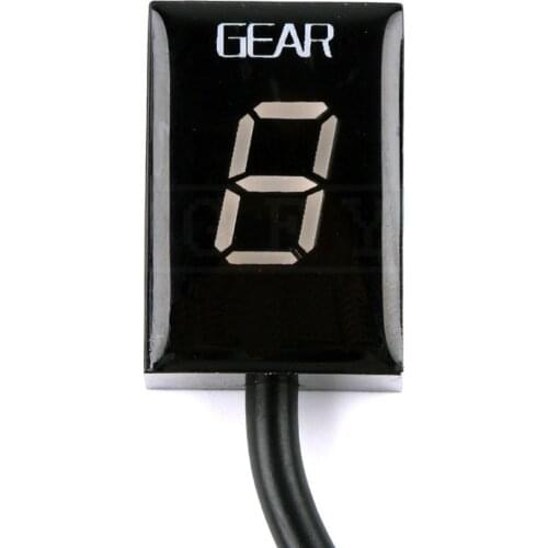 Motorcycle LCD Electronics 6 Speed 1-6 Level Gear Indicator Digital Gear Meter For Honda CB400SF CB400X CB500F CB600F CB400 SF/X