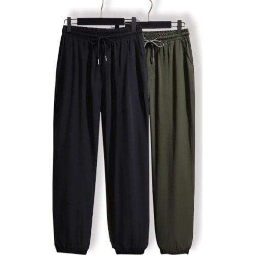 Large-size Womens Wear Thin Casual Harem Pants 2021 NEW In Spring Summer and Autumn Casual Pants Trousers Pantalon Pour Femme