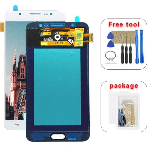 Super AMOLED LCD For Samsung Galaxy J7 2016 J710 J710F J710M J710Y J710G LCD Screen Display Touch Digitizer Sensor Assembly