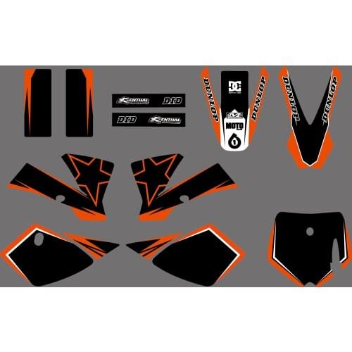 0541 Star NEW GRAPHICS Stickers DECALS FOR KTM SX50 SX 50CC 50 2002 2003 2004 2005 2006 2007 2008