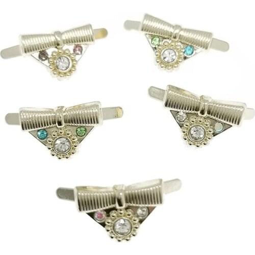 10 Pieces Corner Diamond Wallet With Logo Common Metal Labels Luggage Handbags Metal Luggage Hardware Accessories Tags