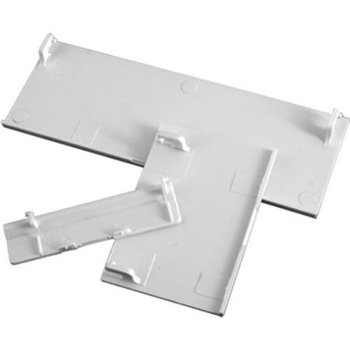 100 pcs Replacement Memeory Card Door Battery Back Door Cover 3 in 1 Door Covers shell for Wii Console