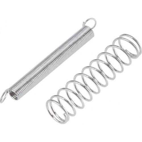 200pcs Spring Assortment Set Compression Extension Springs for Repairs Coil Spring Tension Spring Pressure Kit With Storage Box