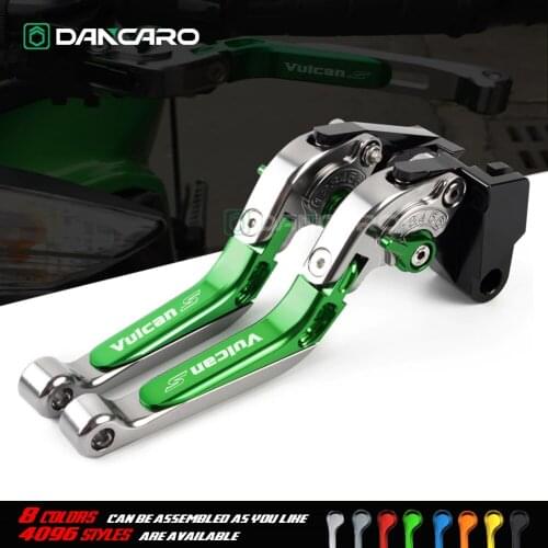 For Kawasaki VULCAN/S 650cc 2015-2019 2015 2016 2017 2018 2019 Brake Clutch Lever Aluminum Extendable Adjustable Clutch Levers
