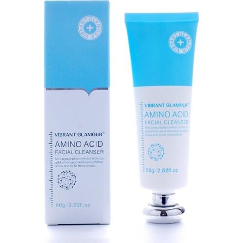 Amino Acid Facial Cleanser Acne Treatment Face Cleansing Wash Mask Skin Care Cleaner Shrink Pore Oil Control Remove Blackhead