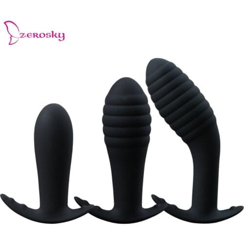 Zerosky Anal Dilator Butt Plug Dildos For Men Gay Anal Vibrator Remote Control Anchor Anal Plug Prostate Massager Adult Sex Toys