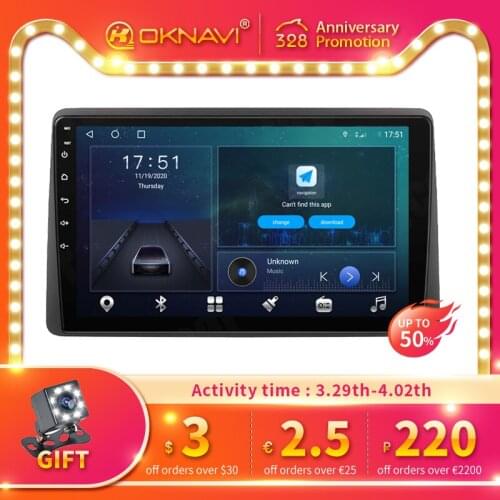 Car Radio Tape Recorder Autoradio for Renault Duster Arkana 2018 2019 Navigation GPS Multimedia Player Car Stereo Android 10