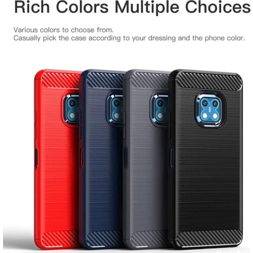 For Nokia XR20 Case Cover for Nokia XR20 X20 X10 G20 G10 Cover Shell Capa Business Style Soft Silicone TPU Protective Phone Case