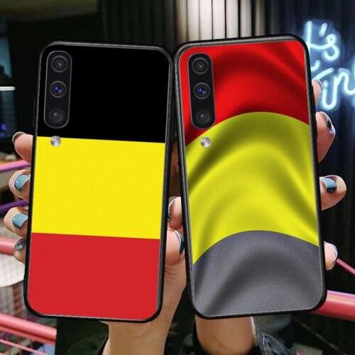 Belgian flag Phone cover hull For SamSung Galaxy S8 S9 S10E S20 S21 S5 S30 Plus S20 fe 5G Lite Ultra black soft case