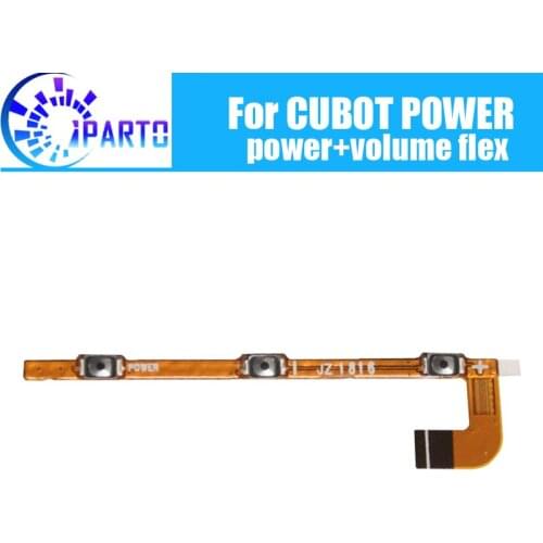 CUBOT POWER Side Button Flex Cable 100% Original Power + Volume button Flex Cable repair parts for CUBOT POWER