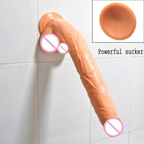 Longest Dildo Realistic Anal Dick Women Huge Strapon Pene Gode Suction Cup Faloimitator Adult Sex Toys Consolador Lesbian Casais